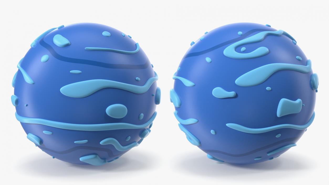 3D Cartoon Planets Collection 5 model