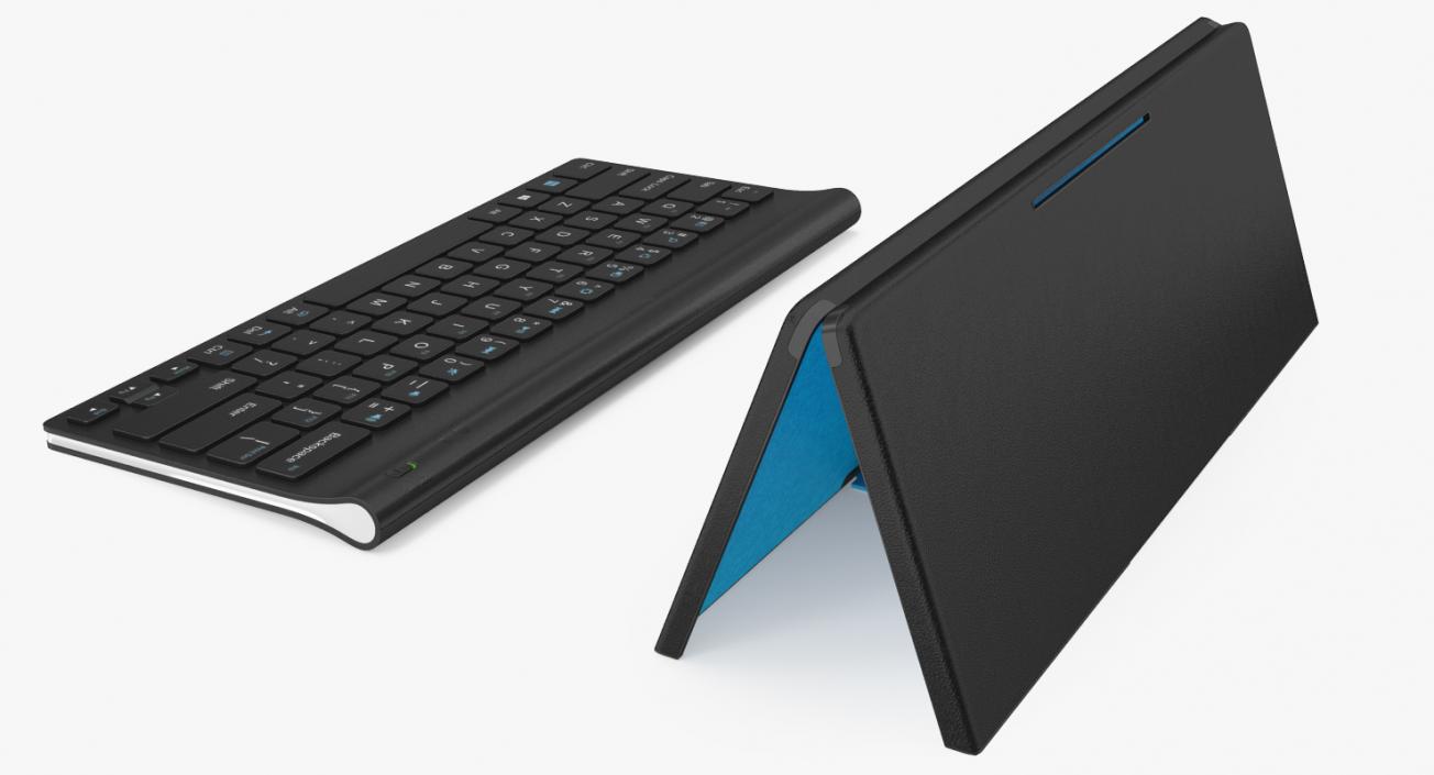 3D Logitech Tablet Keyboard with iPad Pro model