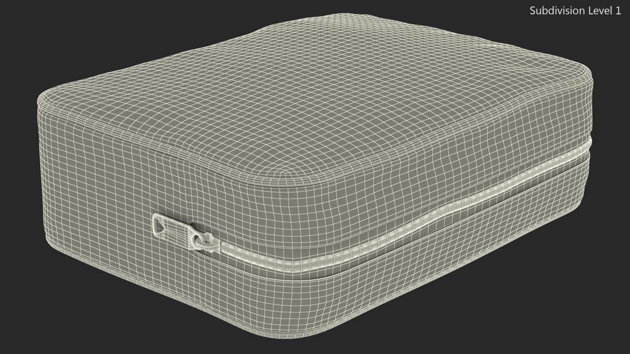 3D TSA Approved Clear Travel Cosmetic Bag model