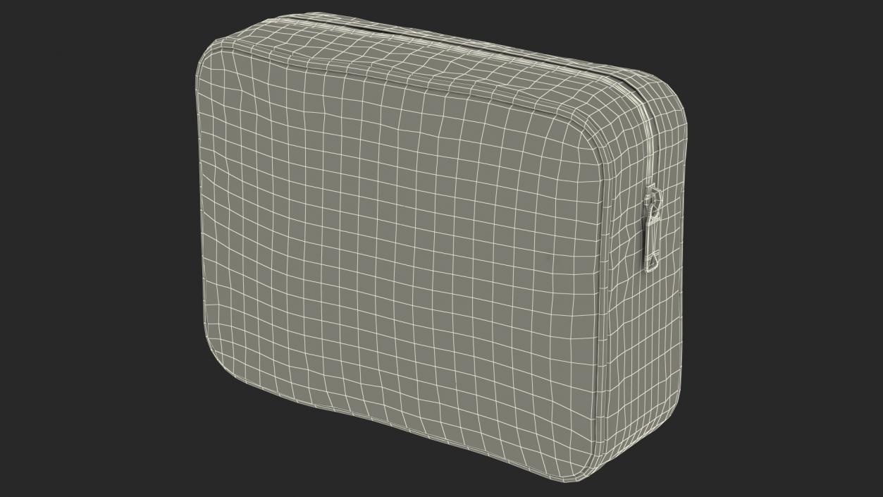 3D TSA Approved Clear Travel Cosmetic Bag model