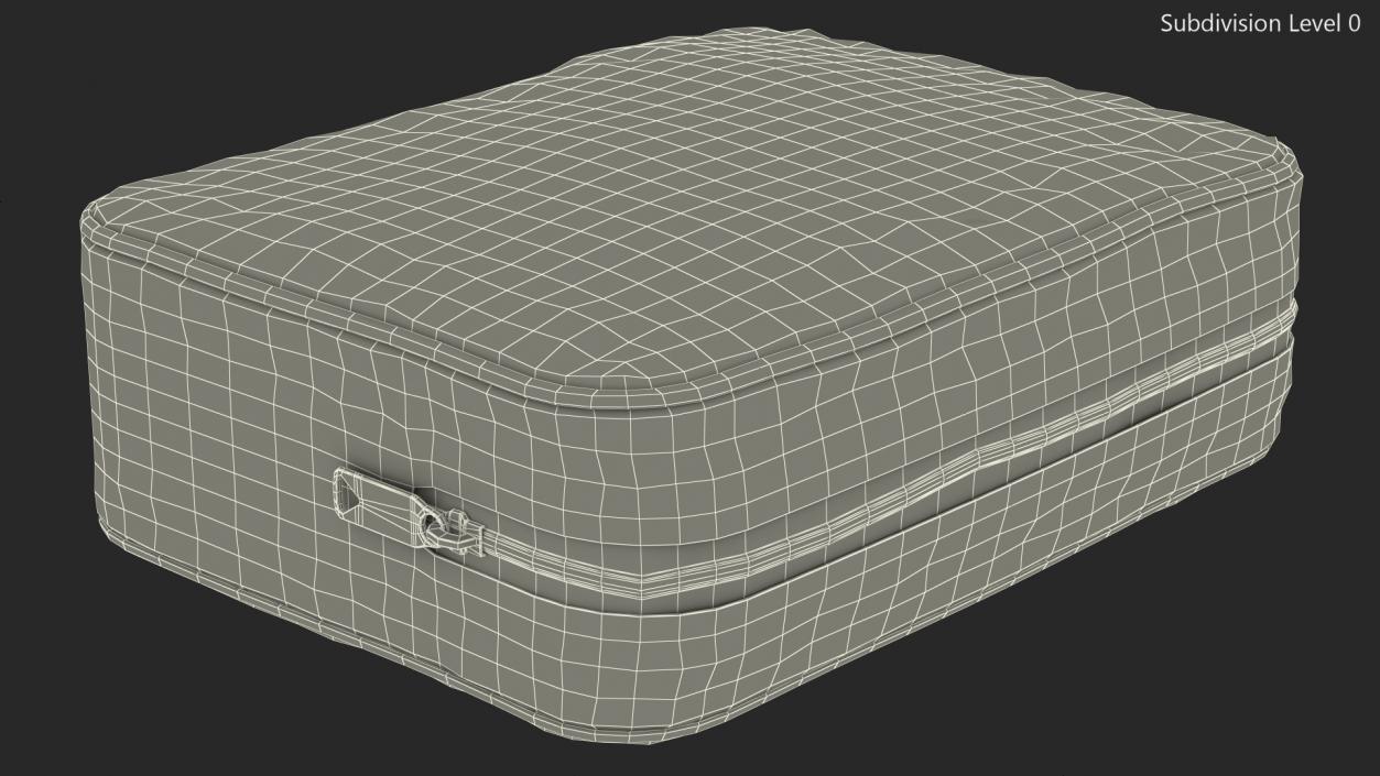 3D TSA Approved Clear Travel Cosmetic Bag model