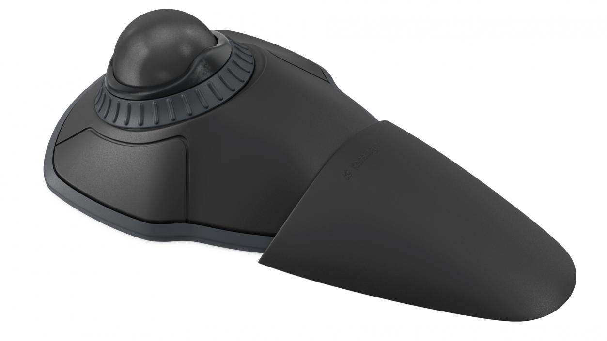 3D model Trackball Mouse with Grey Ball