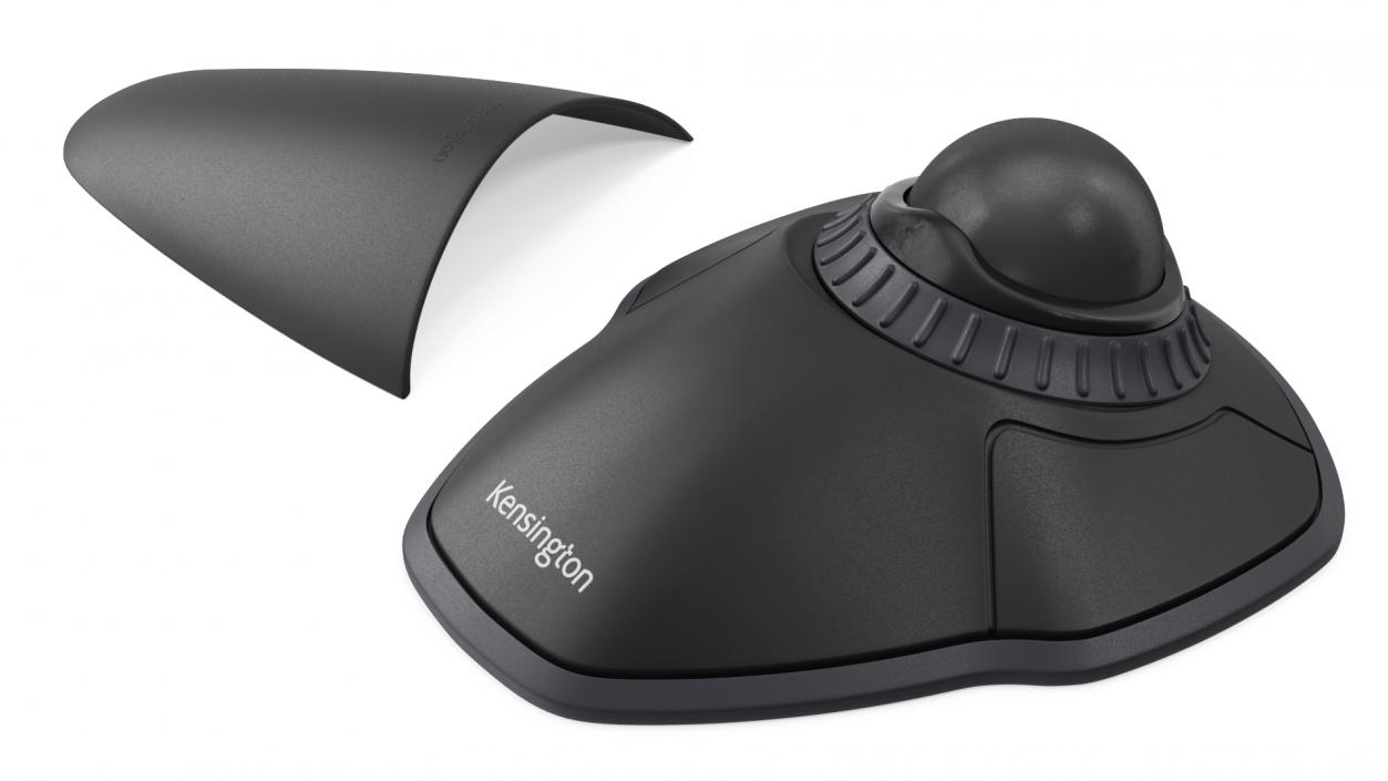 3D model Trackball Mouse with Grey Ball