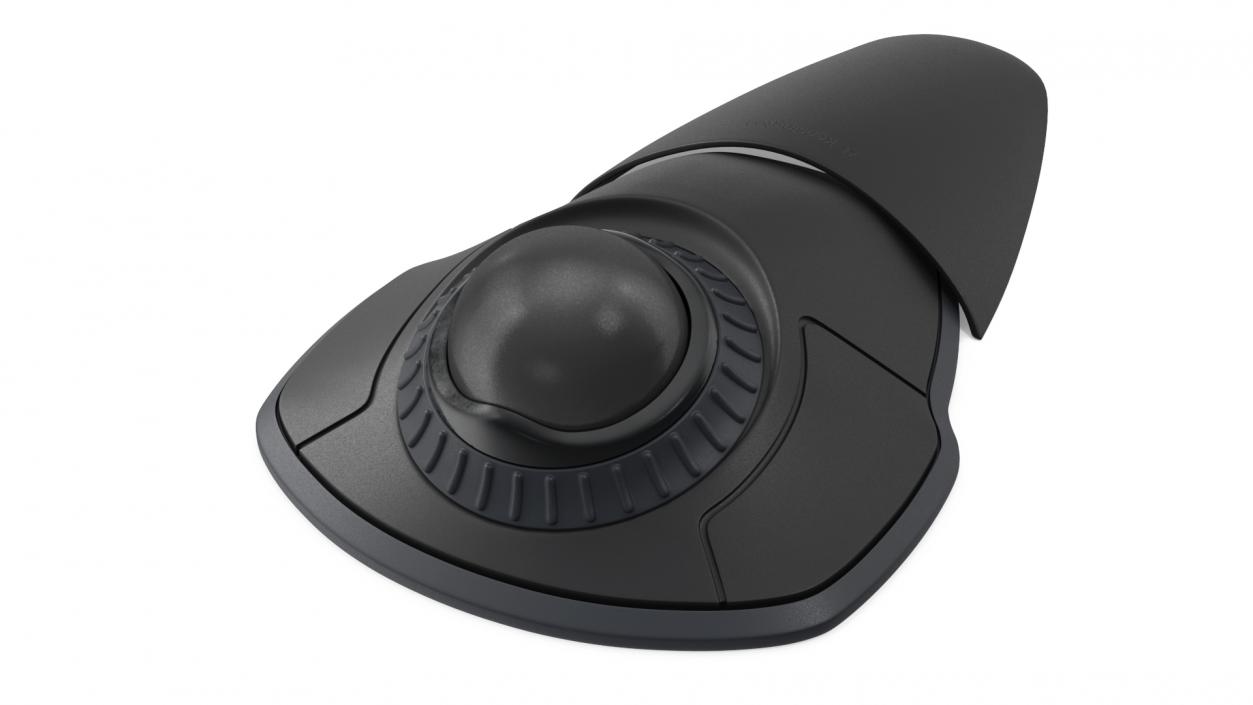 3D model Trackball Mouse with Grey Ball