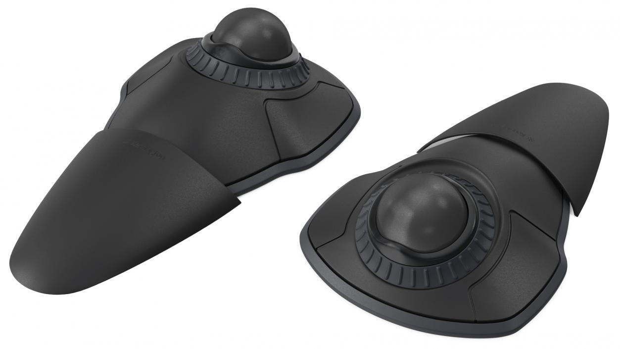 3D model Trackball Mouse with Grey Ball