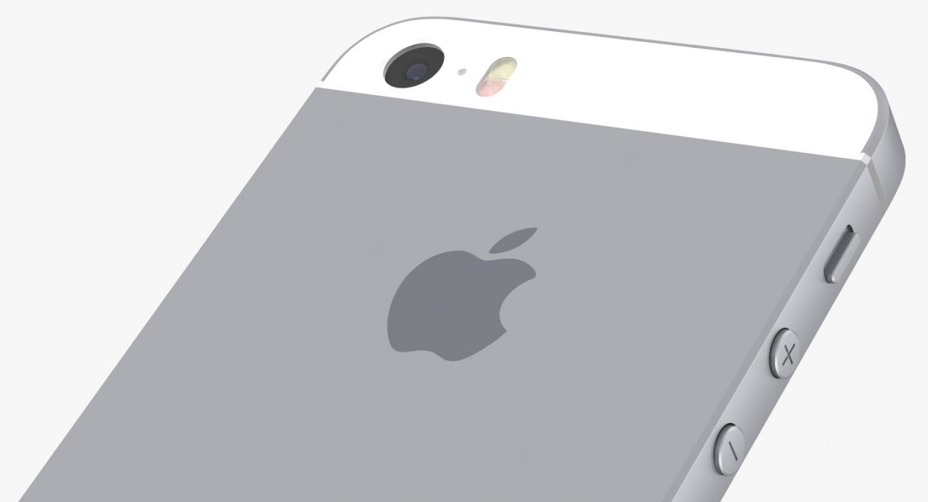 iPhone SE Gray 3D model