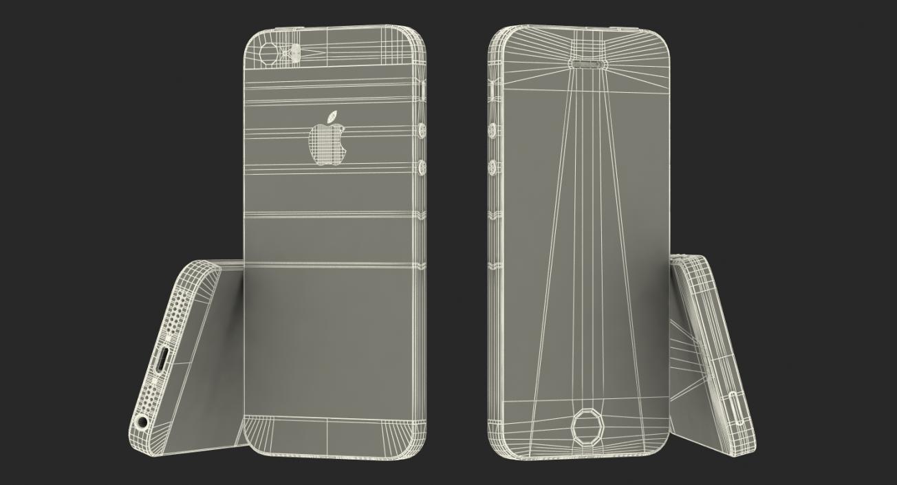 iPhone SE Gray 3D model