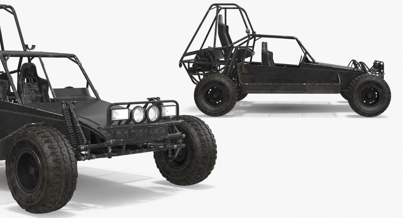 3D Chenowth DPV Desert Patrol Vehicle Rigged