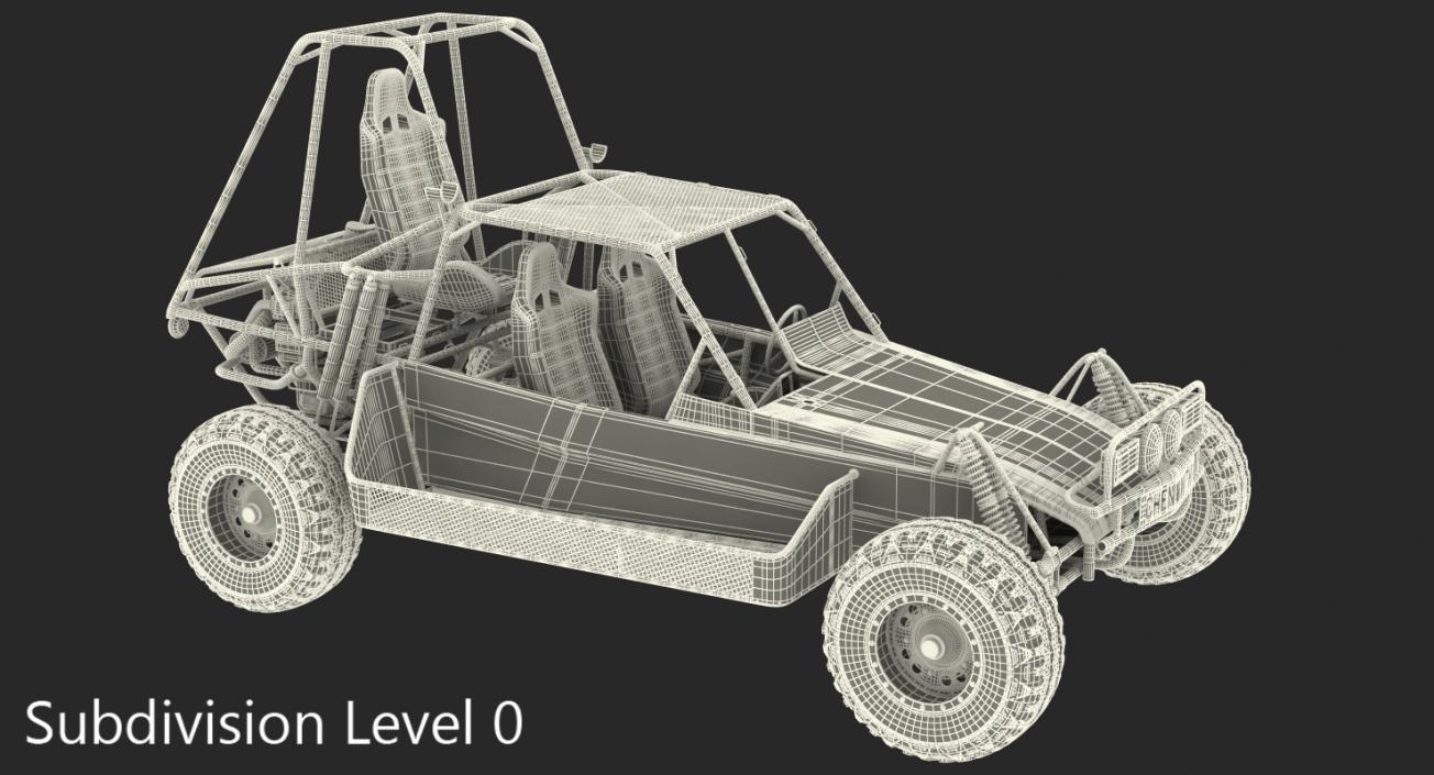 3D Chenowth DPV Desert Patrol Vehicle Rigged