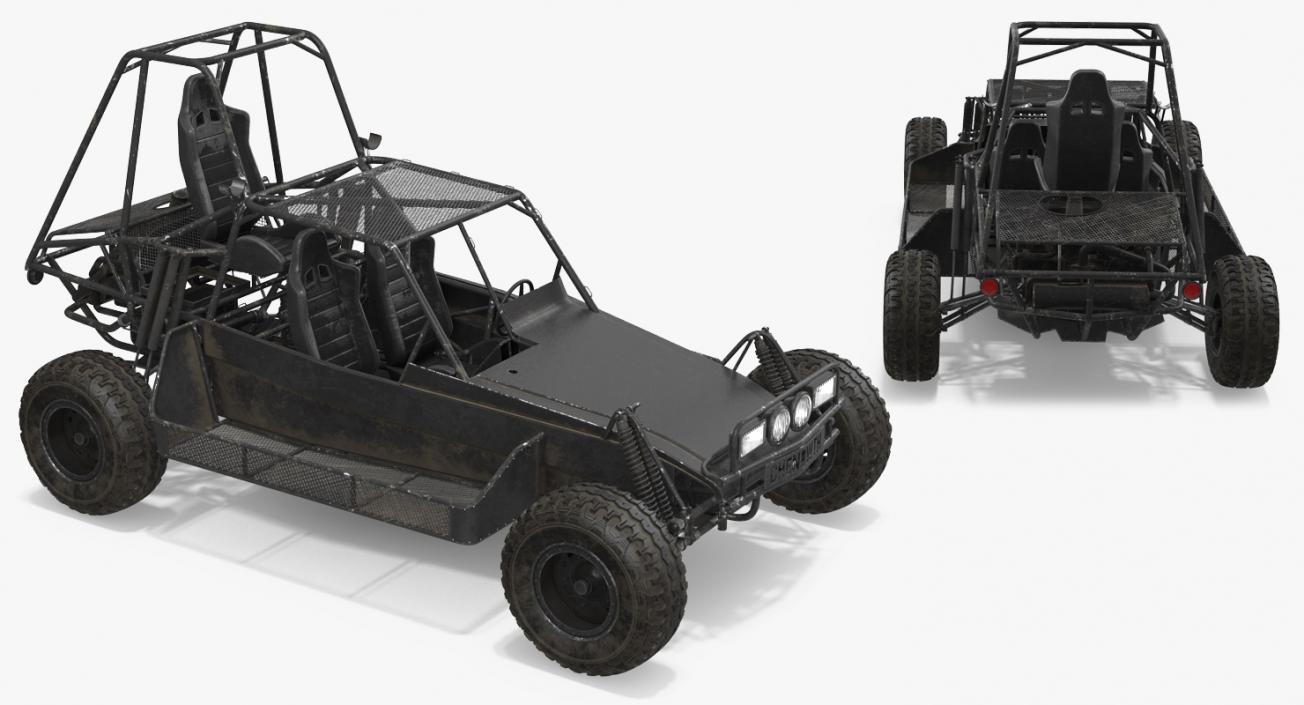 3D Chenowth DPV Desert Patrol Vehicle Rigged