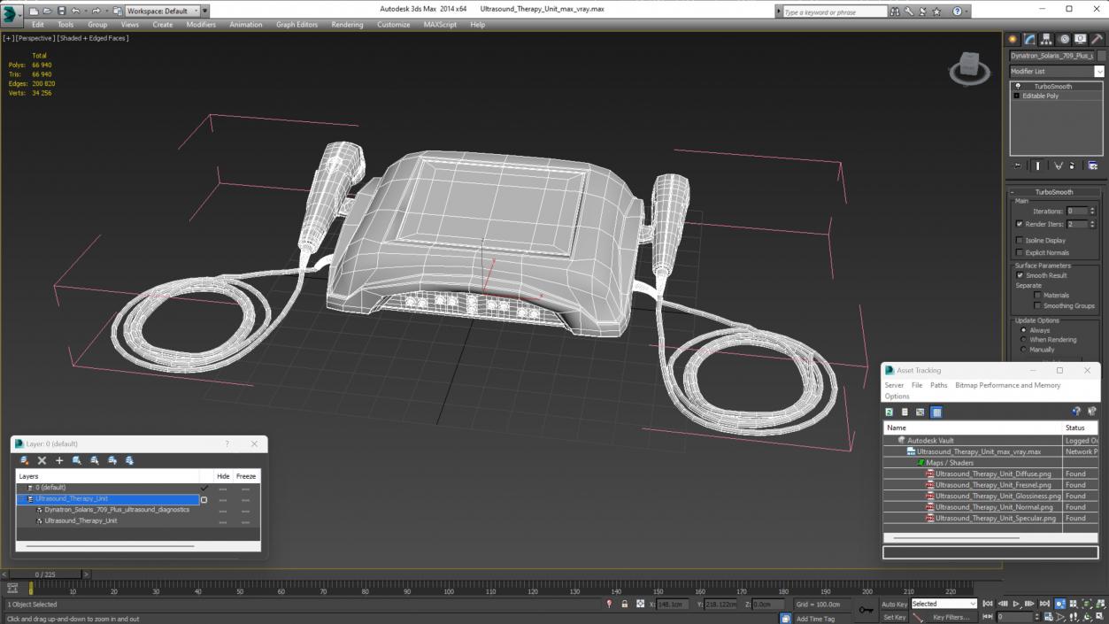 3D Ultrasound Therapy Unit model