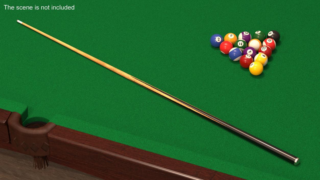 3D Classic Billiard Cue Stick