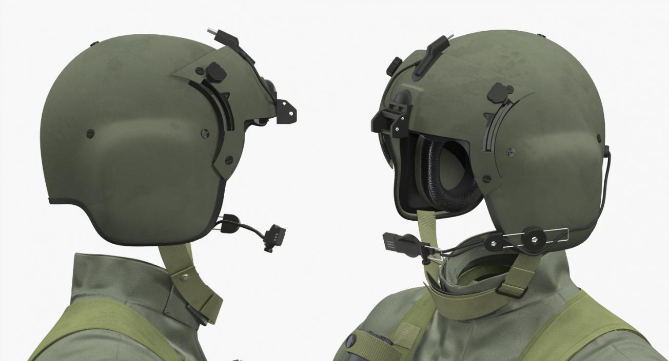 US Helicopter Pilot Uniform 3D