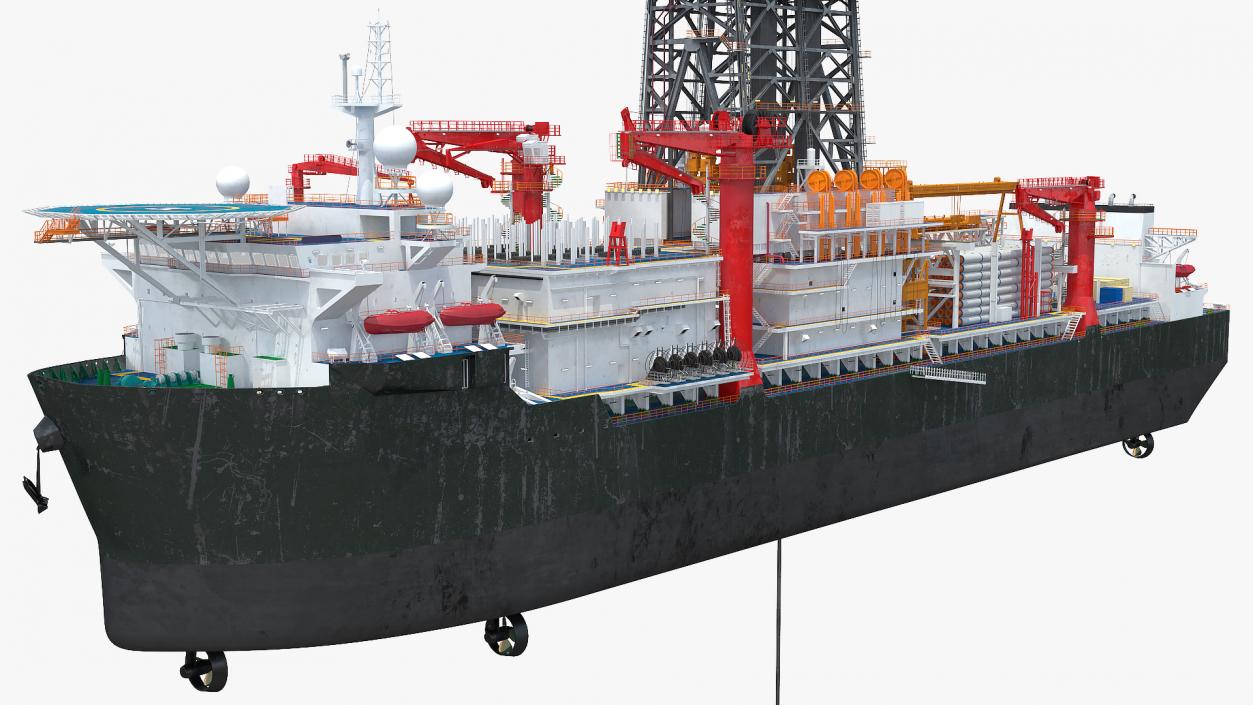 Drillship 3D model