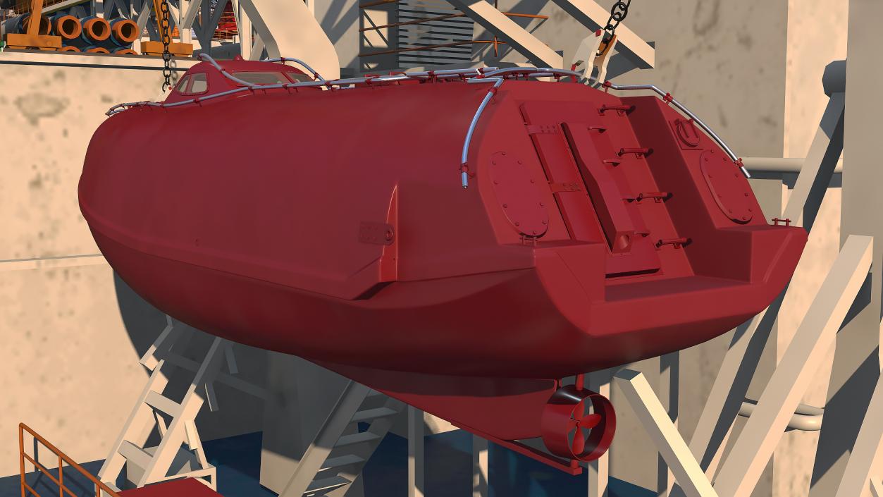 Drillship 3D model