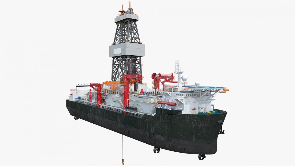 Drillship 3D model