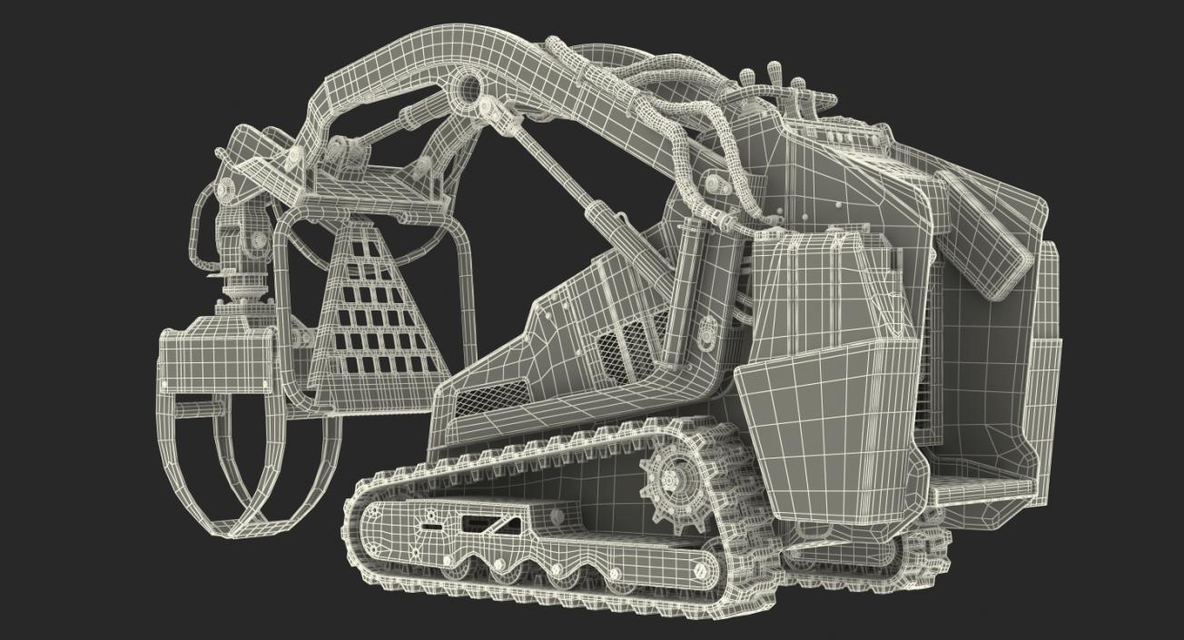 3D Vermeer S450TX Loader Grapple Rigged