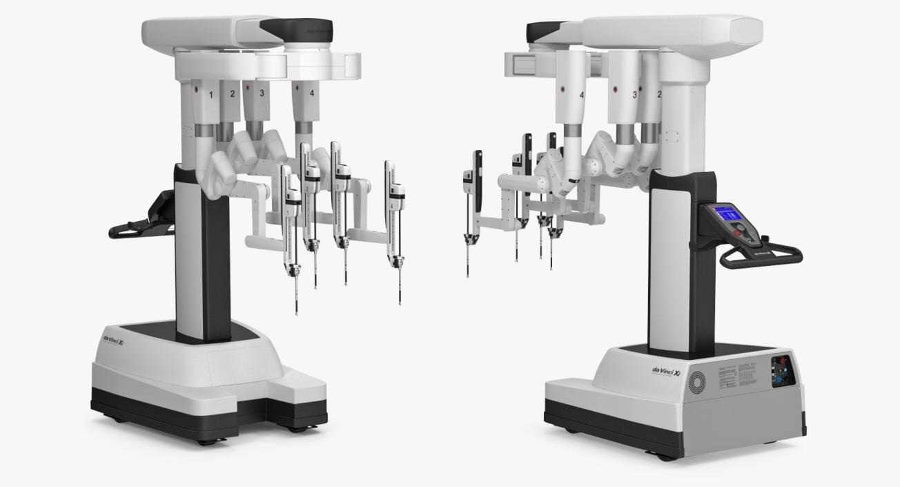 Full Da Vinci Surgical System 3D model