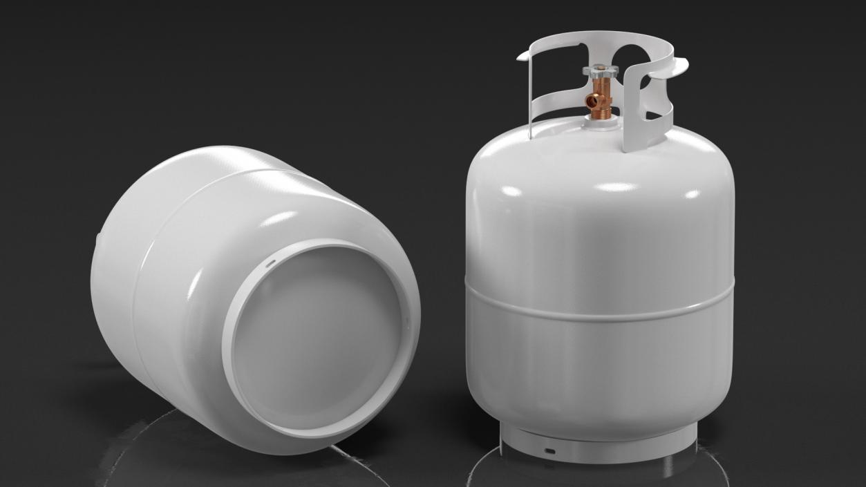 3D Small Gas Cylinder model