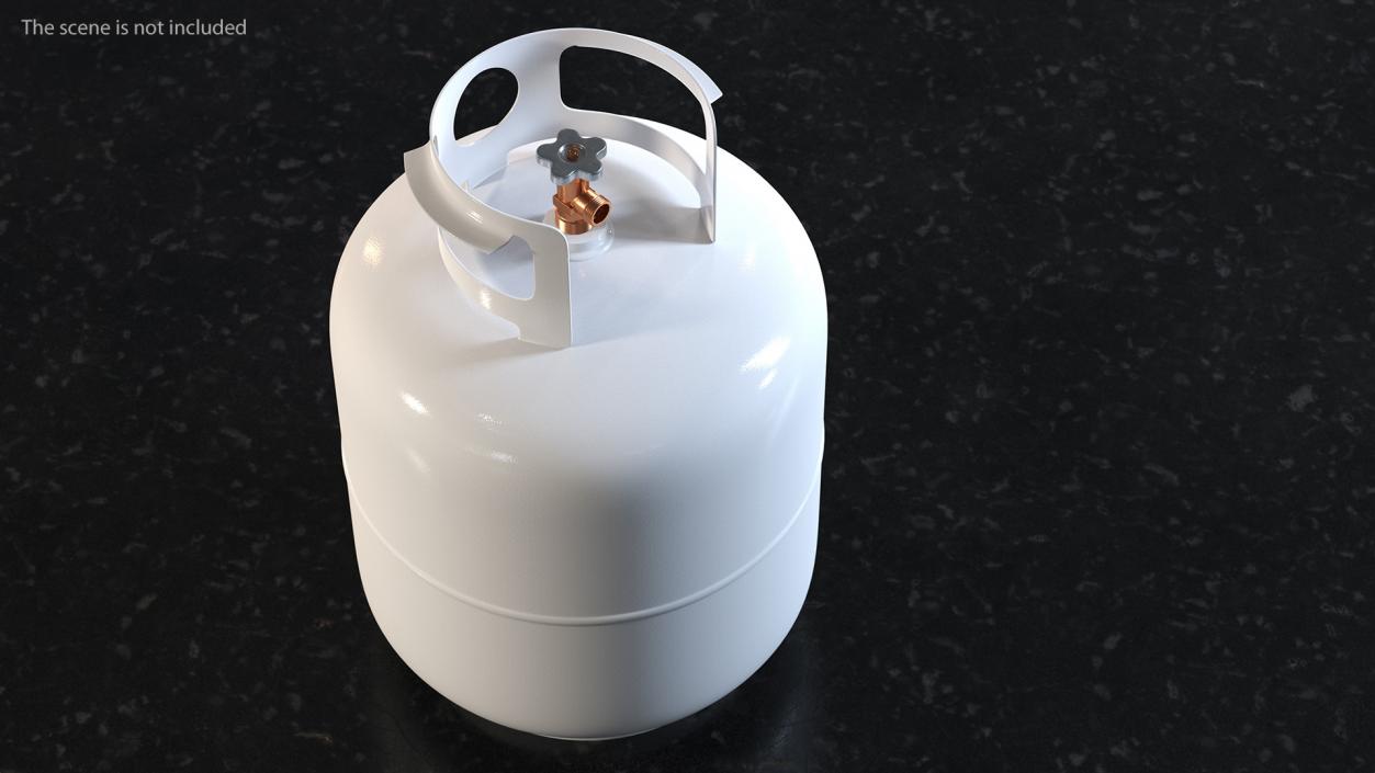 3D Small Gas Cylinder model