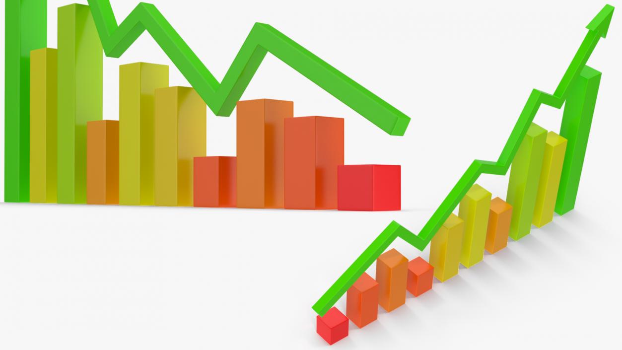 3D model Graph Broken Up