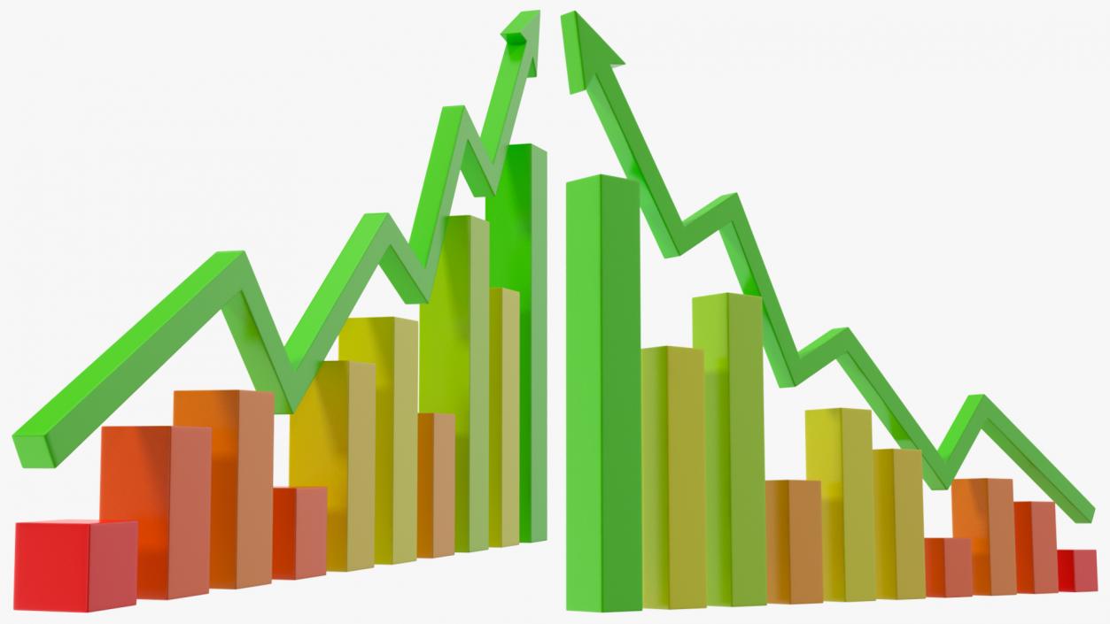 3D model Graph Broken Up