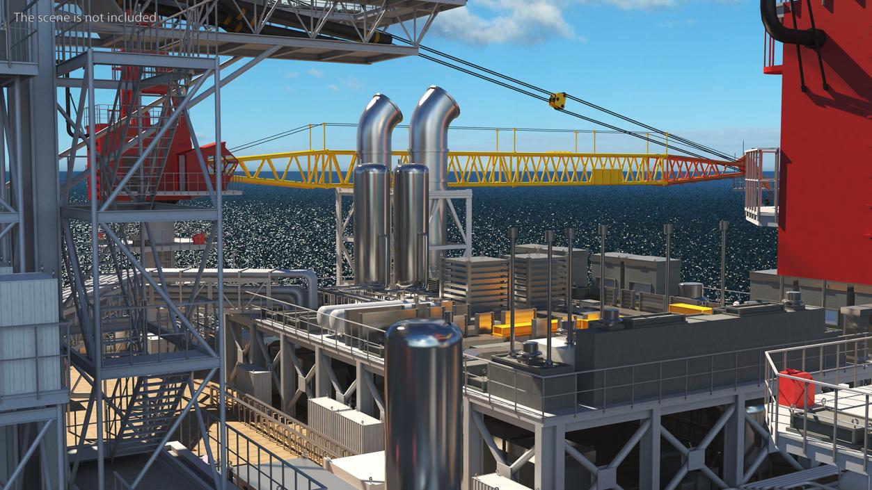 3D Shell Perdido Oil Platform