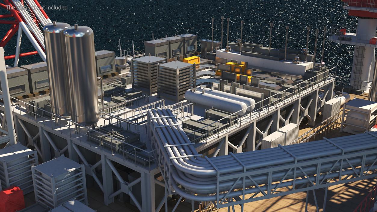 3D Shell Perdido Oil Platform