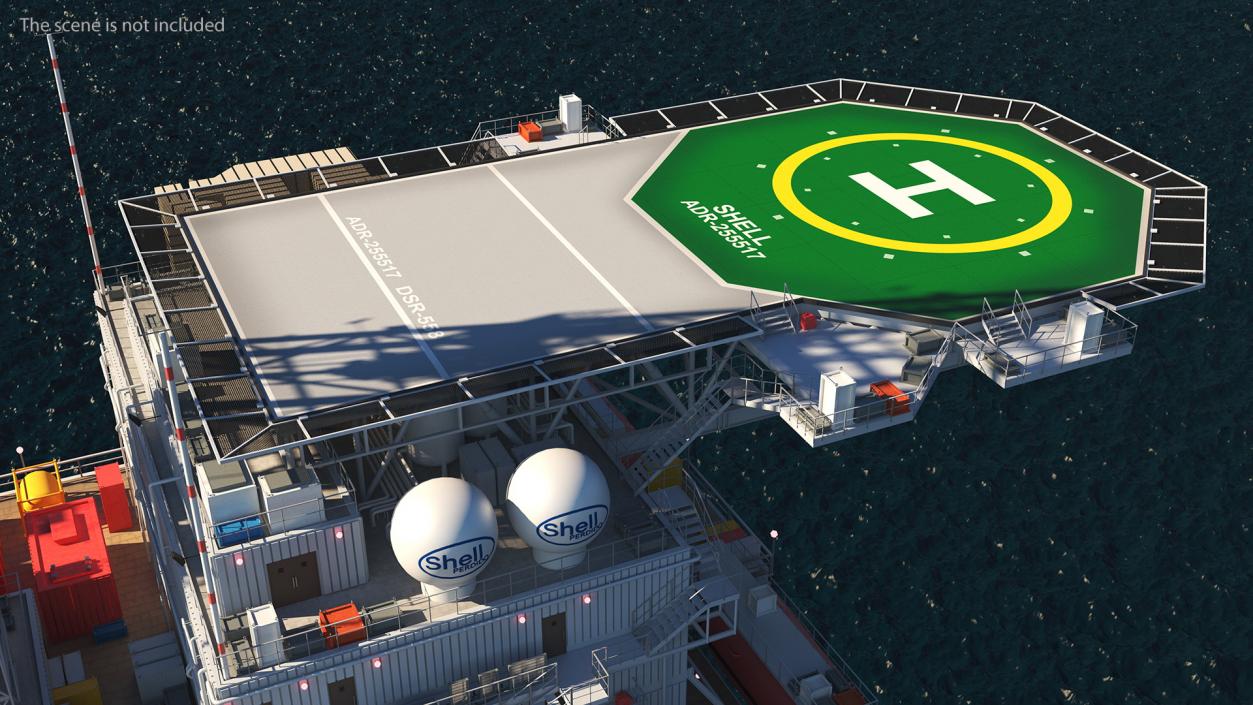 3D Shell Perdido Oil Platform