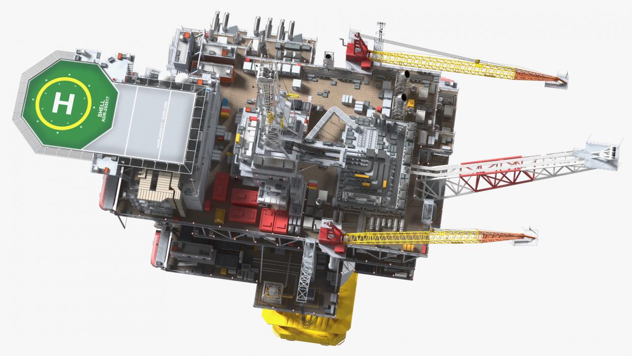 3D Shell Perdido Oil Platform