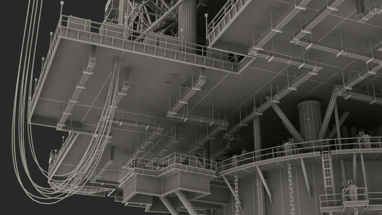 3D Shell Perdido Oil Platform