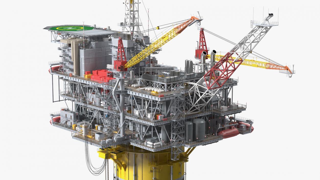 3D Shell Perdido Oil Platform