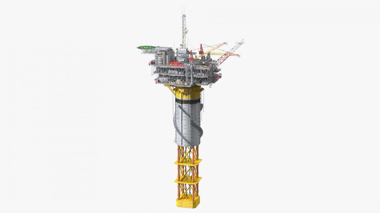 3D Shell Perdido Oil Platform