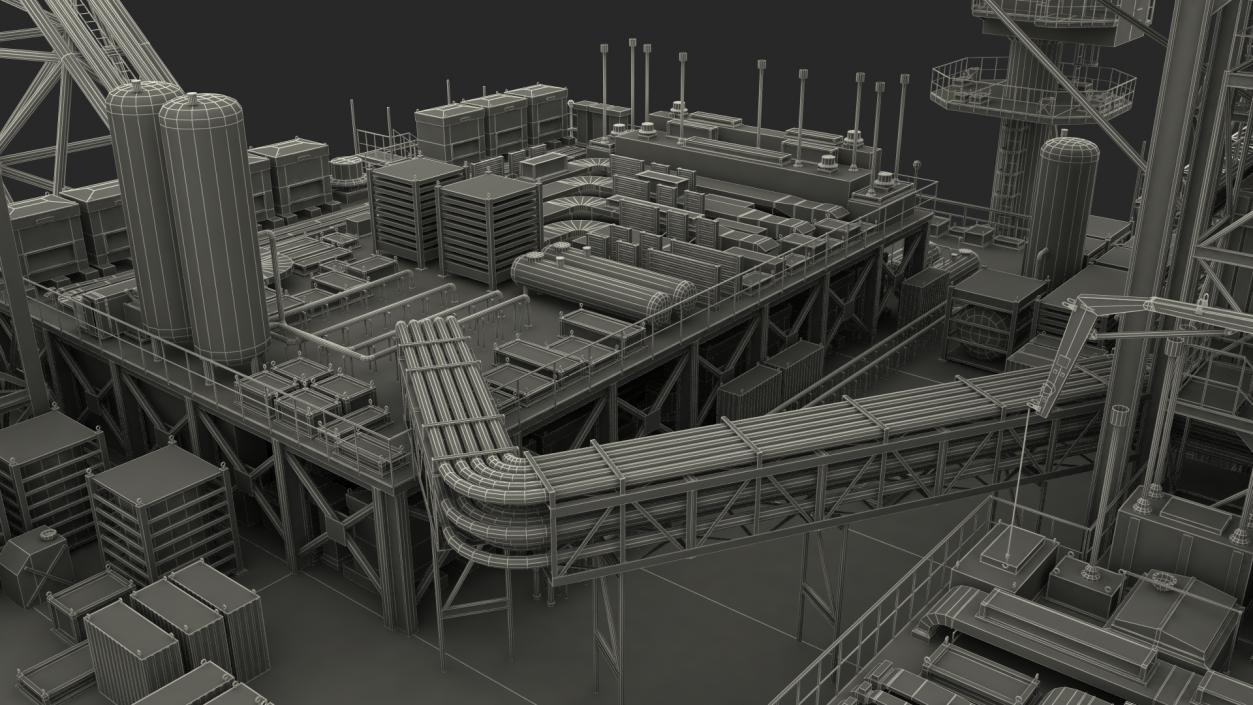 3D Shell Perdido Oil Platform