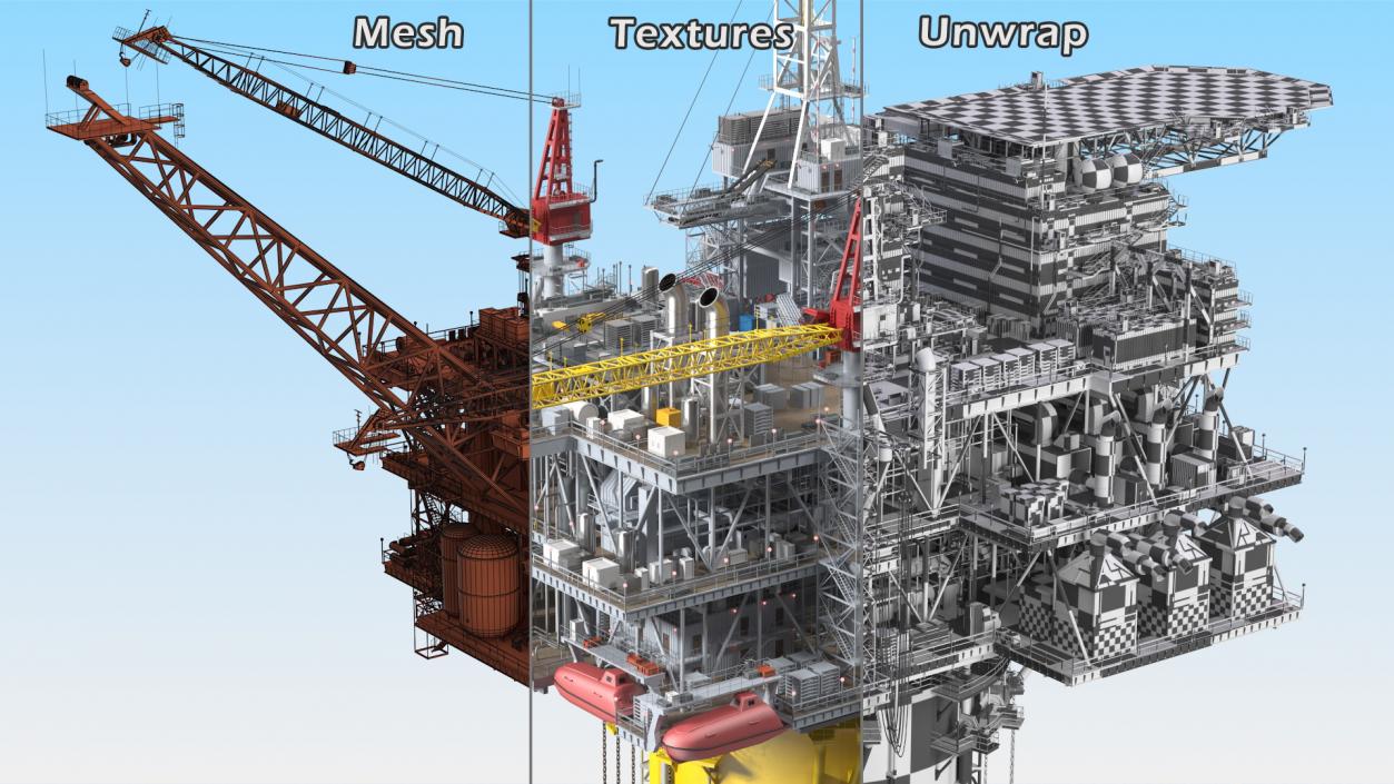 3D Shell Perdido Oil Platform