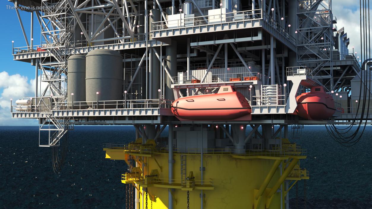 3D Shell Perdido Oil Platform