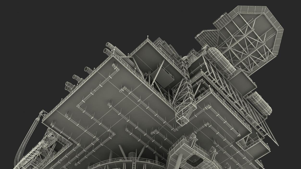 3D Shell Perdido Oil Platform