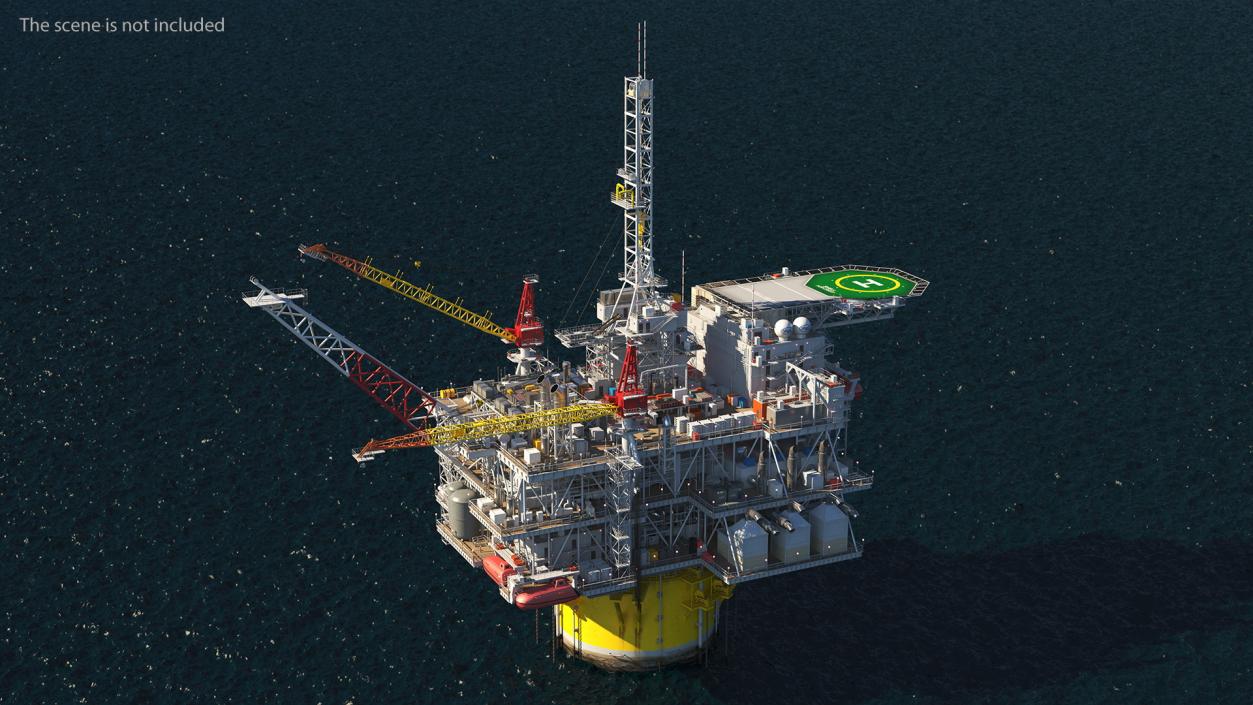 3D Shell Perdido Oil Platform