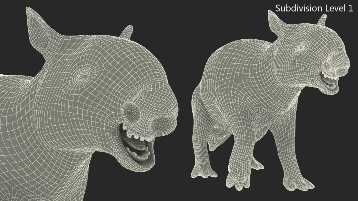 3D Tapir Rigged for Cinema 4D