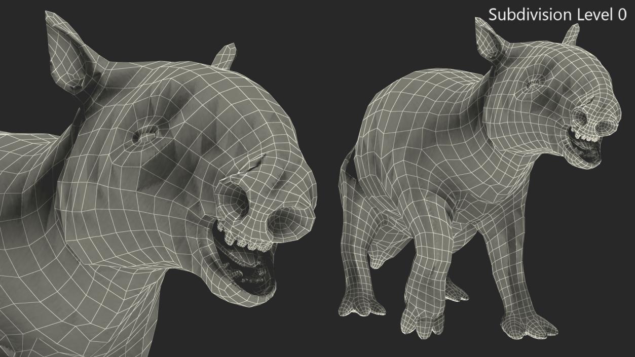 3D Tapir Rigged for Cinema 4D