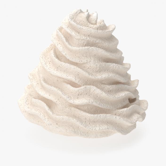 3D Vanilla Whipped Cream for 3D Print 2