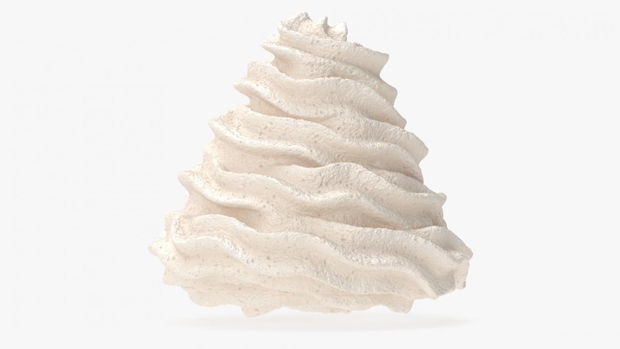 3D Vanilla Whipped Cream for 3D Print 2