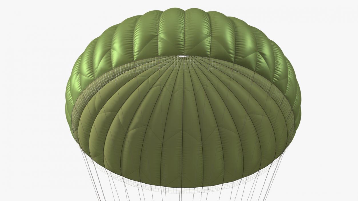 3D model Mission Green Parachute 2