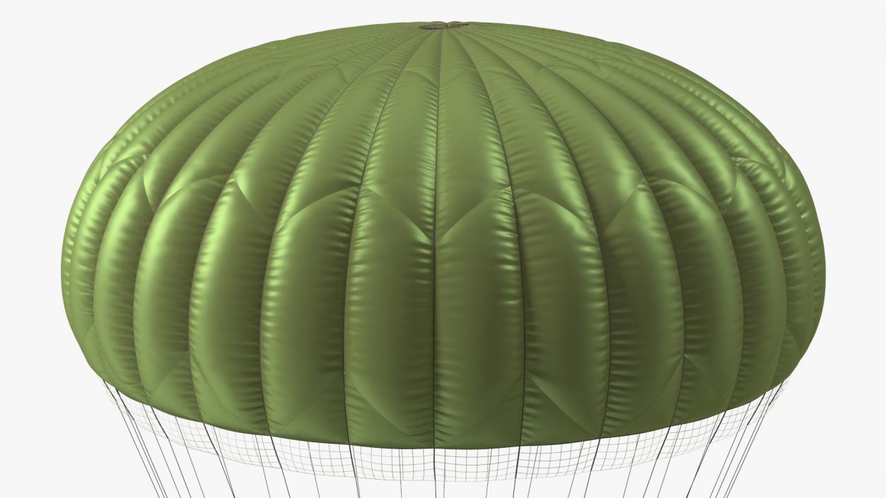 3D model Mission Green Parachute 2