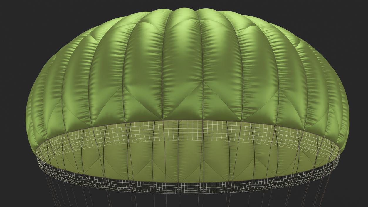 3D model Mission Green Parachute 2