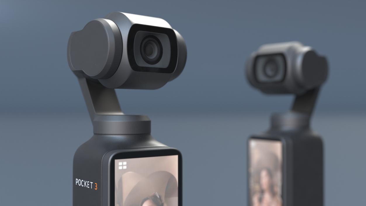 DJI Pocket 3 Camera On 3D