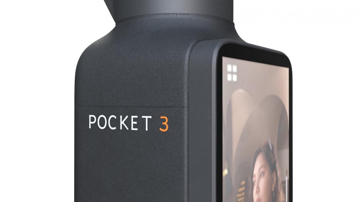 DJI Pocket 3 Camera On 3D