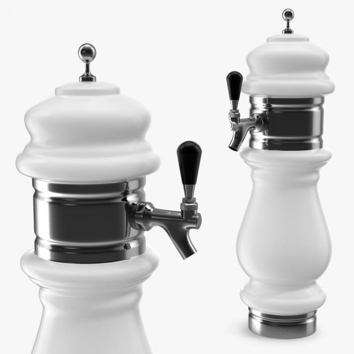 3D Ceramic Faucet Draft Beer Tower