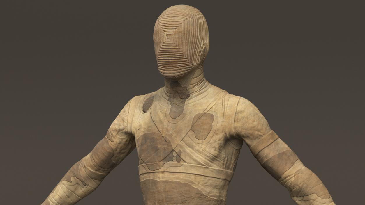 3D Mummy Rigged for Cinema 4D 2 model