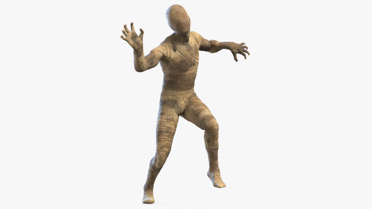 3D Mummy Rigged for Cinema 4D 2 model